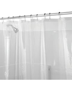 iDesign 72 In. x 72 In. Clear EVA Shower Curtain Liner