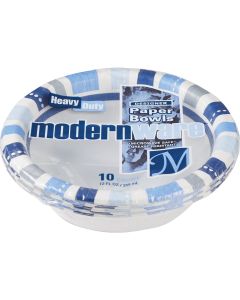 AJM ModernWare 12 Oz. Paper Bowl (10-Count)