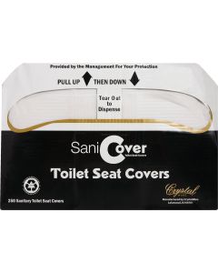 Crystal Ware SaniCover Paper Toilet Seat Cover