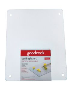 Goodcook 12 In. x 15 In. Silver Tempered Glass Cutting Board