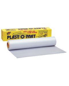 Plast-O-Mat 30 In. W x 50 Ft. L White Ribbed Floor Runner/Carpet Protector