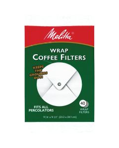 Melitta White Wrap Coffee Filter (40-Pack)