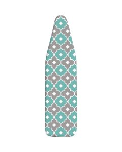 Whitmor Reversible Ironing Board Cover/Pad - Paragon Turquoise & Gray