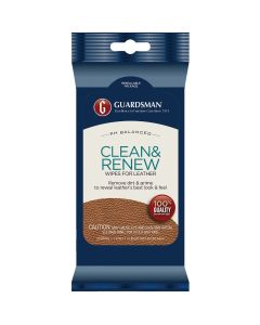 Guardsman Clean & Renew Leather Care Wipes (20-Pack)