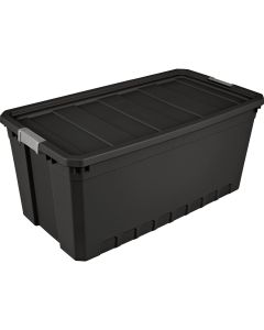 Sterilite 50 Gal./189L Black Stacker Tote