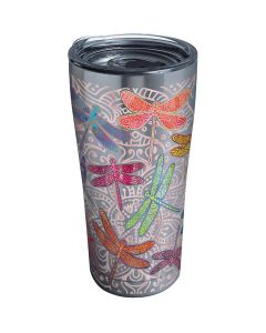 Tervis Dragonfly Mandala 20 Oz. Stainless Steel Tumbler with Slider Lid