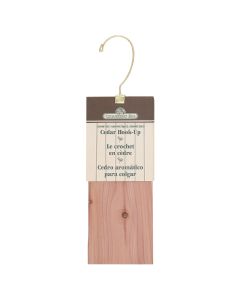 Cedarberry Hill Cedar 3 In. W. x 9 In. L. x .31 In. D. Cedar Hang Up