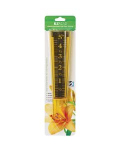 EZRead 5 In. Plastic Amber Sprinkler & Rain Gauge