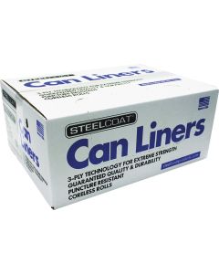 Steelcoat 55 Gal. Black Institutional Can Liner (100-Count)
