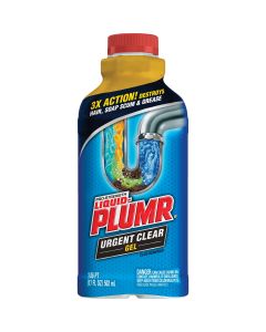 Liquid Plumr Urgent Clear 17 Oz. Pro-Strength Liquid Drain Cleaner