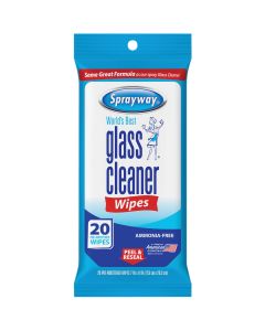 Sprayway Glass & Surface Cleaner Wipe (20-Count)