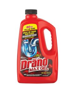 Drano 80 Oz. Max Gel Drain Clog Remover
