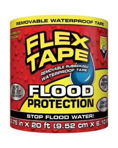 Flex Tape Flood Protection 3.75 In. W. X 20 Ft. L. Rubberized Tape