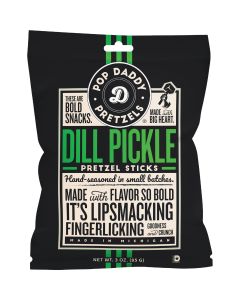 Pop Daddy 3 Oz. Dill Pickle Pretzel Sticks