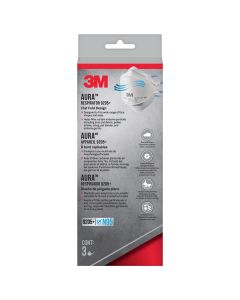 3M 9205P-3-DC Aura N95 Particulate Respirator, 3-Pack