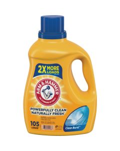 Arm & Hammer 105 Oz. Clean Burst Dual HE Liquid Laundry Detergent