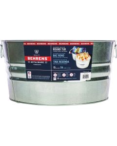 Behrens 15 Gal. Round Galvanized Steel Utility Tub