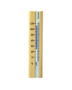 Taylor Fahrenheit -20 to 120 Brown Wood Indoor Window Thermometer