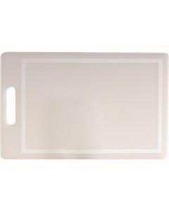 Norpro 10 In. x 16 In. White Polyethylene Professional Cutting Board