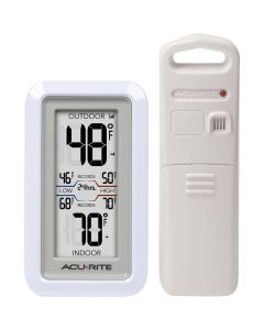 Acu-Rite Digital Thermometer with Indoor/Outdoor Sensor