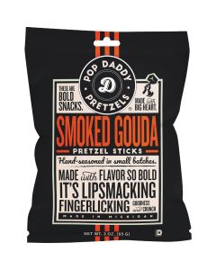 Pop Daddy 3 Oz. Smoked Gouda Pretzel Sticks