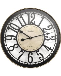 Westclox 12 In. Open Arabic Wall Clock