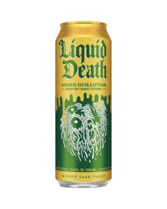 Liquid Death 19.2 Oz. Green Guillotine Tea