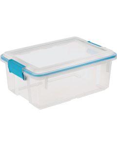 Sterilite 12 Qt./11.4L Blue Aquarium Gasket Box