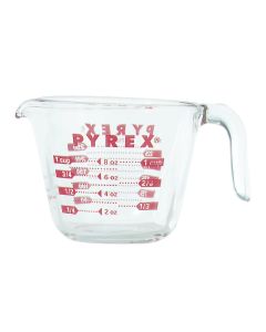 Pyrex Prepware 1 Cup Clear Glass Measuring Cup