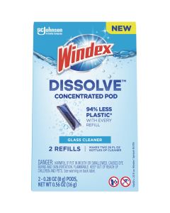 Windex Dissolve Glass Cleaner Concentrated Pod Refills (2-Pack)