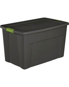 Sterilite 35 Gal./132L Flat Gray Latch Tote