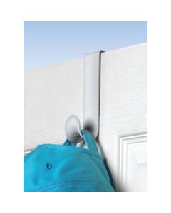 Spectrum White Plastic Over-The-Door Hook 4-3/4 In.