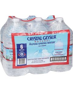 Crystal Geyser Alpine Spring 1 Gal. Water (6-Pack)