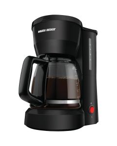 Black & Decker 5 Cup Black Coffee Maker