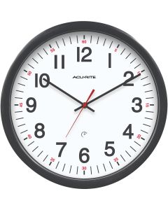 Acu-Rite 14-1/2" Set & Forget Timex Office Wall Clock