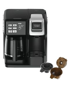 Hamilton Beach FlexBrew Black 12 Cup 2-Way Coffee Brewer