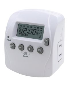 Prime 125V Indoor 7-Day Digital Timer