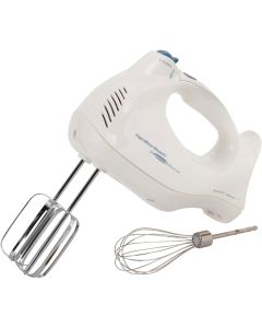 Hamilton Beach 6-Speed White Hand Mixer