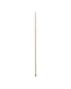 Waddell 60 In. Metal Threaded Wood Broom Handle