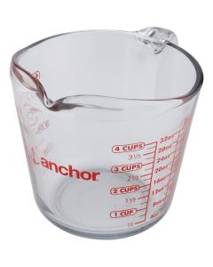 Anchor Hocking 4 Cup Clear Glass Measuring Cup