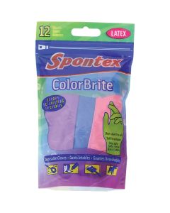 Spontex ColorBrite Disposable Gloves (12-Pack)