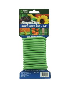 Rapiclip 16 Ft. Green Heavy-Duty Soft Wire Twist Ties