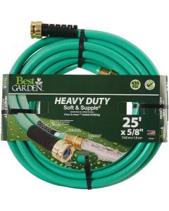 Best Garden 5/8 In. Dia. x 25 Ft. L. Heavy-Duty Soft & Supple Garden Hose