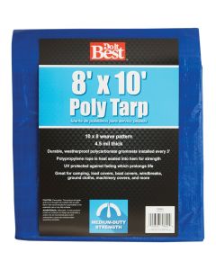 8x10 Blue Med Duty Tarp