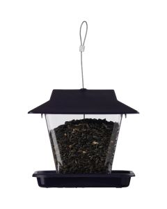 More Birds Plastic 1.7 Lb. Capacity Ranch Hopper Bird Feeder