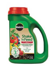 Miracle-Gro Shake 'n Feed 4.5 Lb. 9-4-12 Tomato, Fruits & Vegetables Plus Calcium Dry Plant Food