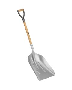 Do it Best 27 In. Wood D-Grip Handle #12 Aluminum Scoop Shovel