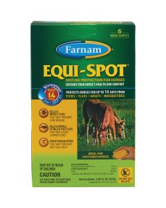 Farnam Equi-Spot 10 Ml. Spot-On Fly Repellent For Horses (3-Pack)