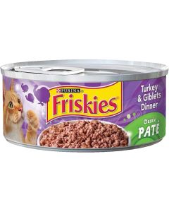 Purina Friskies 5.5 Oz. Turkey & Giblets Dinner Flavor All Ages Wet Cat Food