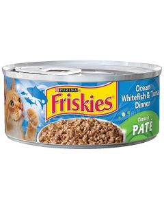 Purina Friskies 5.5 Oz. Ocean Whitefish & Tuna Dinner Flavor All Ages Wet Cat Food